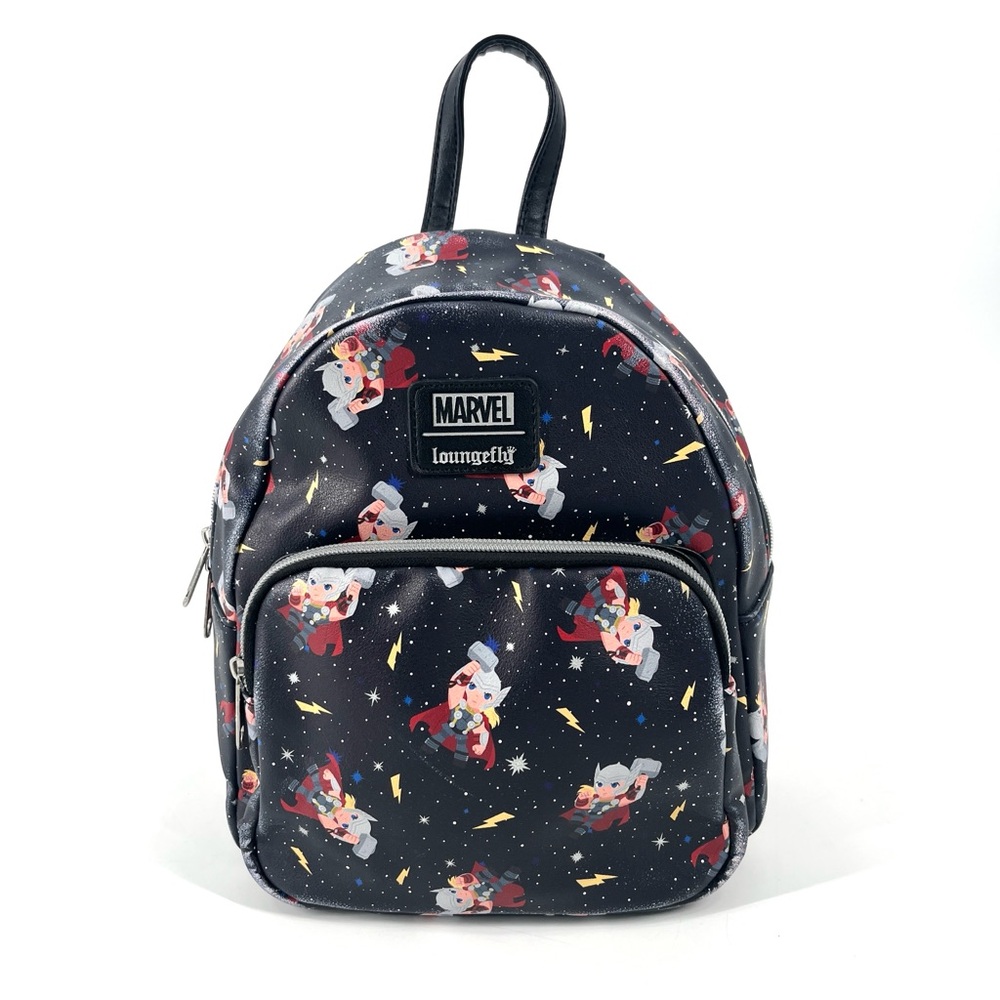 Loungefly Marvel Thor Chibi Galaxy Love and Thunder Mini Backpack